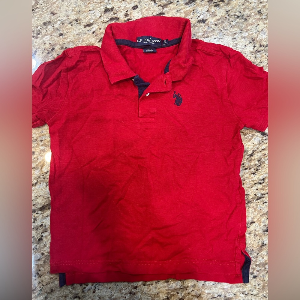 Boys Red Polo